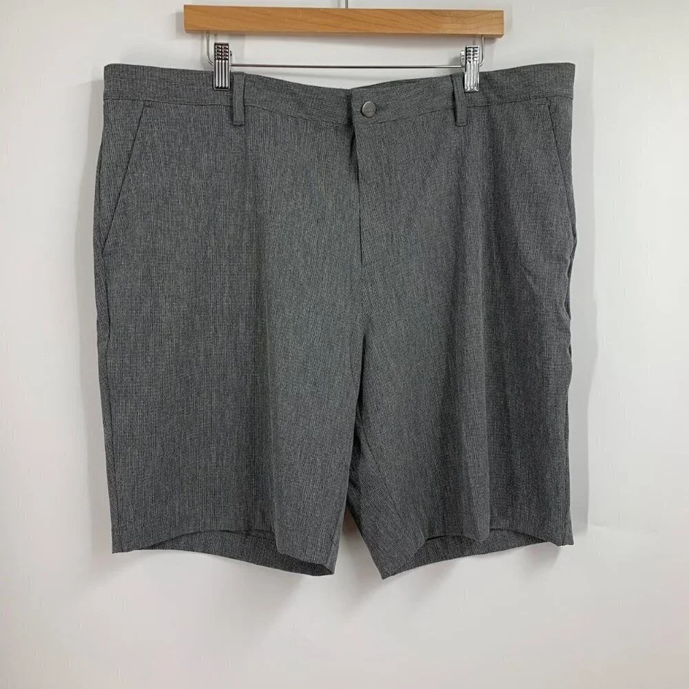 Adidas Men's Crosshatch Golf Stretch Outdoor‎ 9 Inch Inseam Shorts Size 42 NWT